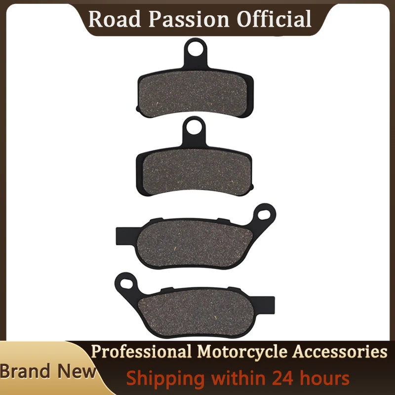 Motorcycle Front Rear Brake Pad for Harley Dyna Super Wide Glide FXD Fat Boy FLSTFB Heritage Softail Slim Deluxe FLSTN FLSTC FLS