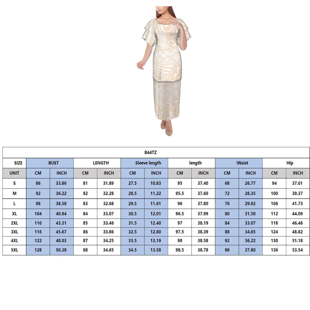 2025 novo estilo verão praia festa de família conjunto e camisa masculina ilha polinésia design étnico feminino puletasi terno