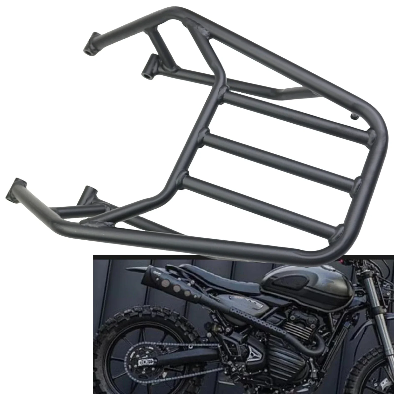 

Задний багажник мотоцикла Pop, кронштейн для Triumph Scrambler 400X Speed 400 2024-2025