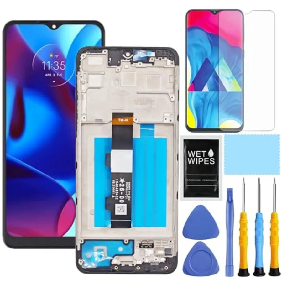 

for Motorola G Pure Screen Replacement with Frame for Moto G Pure XT2163 XT2163DL XT21634 LCD Display Digitizer Touch Screen As