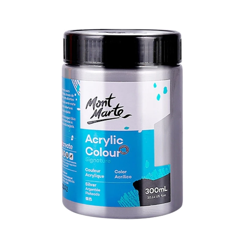 Vernice acrilica metallizzata per artisti che dipingono su muro, legno, tessuto Rock & Craft