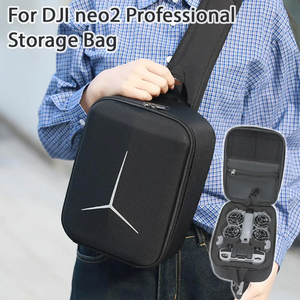 For DJI Neo 2/RC N3 Storage Bag Shoulder Bag Travel Outdoors Portable Carrying Case Handbag For DJI Neo 2 Drone Accessories - Image 2