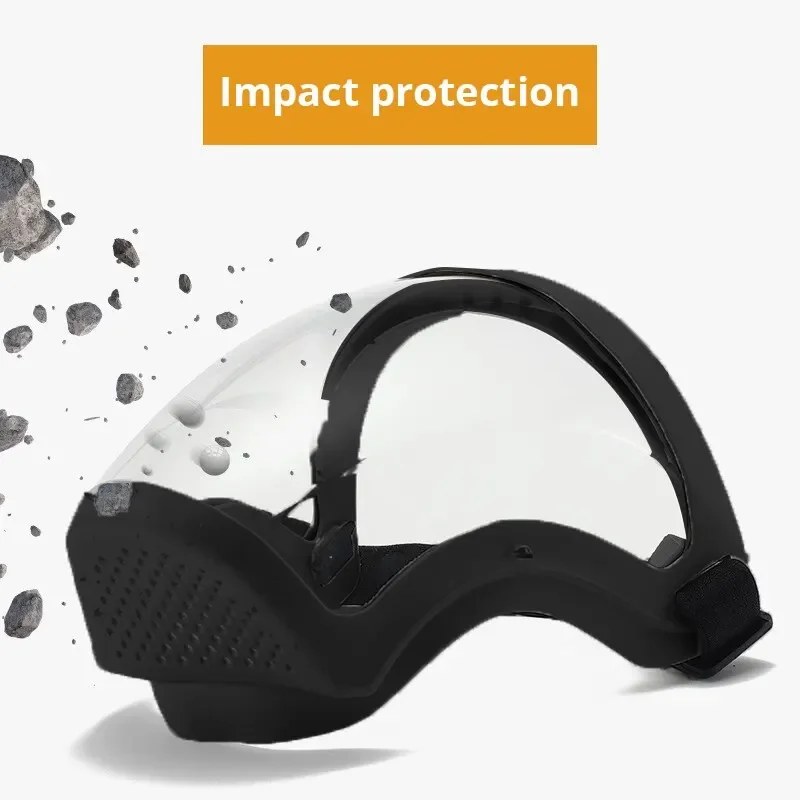 PC Material High-definition Eye Protection Anti Droplet Protective Mask Dust-proof Anti Splash Transparent Protection