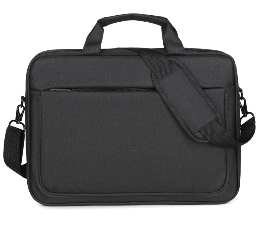 Men's Large Capacity Business Briefcase Thickened Anti Splashing Computer Shoulder Bag 15.6-inch Seismic Laptop Bag