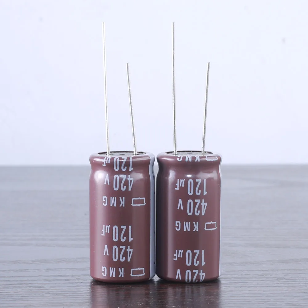 

10pcs NCC Nippon Chemi-Con KMG 120mfd 420V 120UF electrolytic Capacitor caps