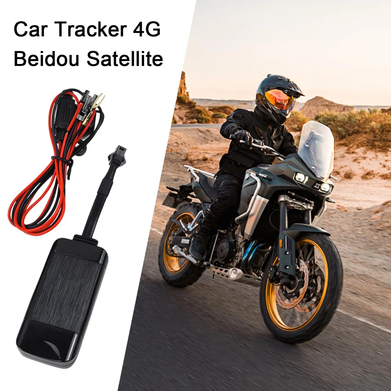 Автомобильный GPS-трекер 4G Автомобильный GPS-трекер в реальном времени Сигнализация Устройство Датчик удара Локатор для доставки Служба школьных зон Такси