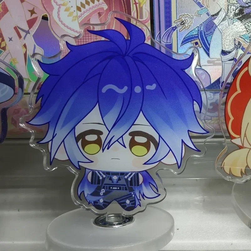 Genshin Impact Flins Rotatable Acrylic Stand Figure DIY PVC Standing Model Desktop Ornament Decoration Collection Model Toy Gift