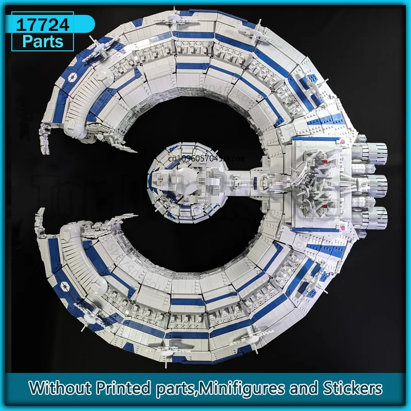 Barco de Control de droidi UCS, película espacial separista, juegos de modelos de bloques de construcción MOC, juguetes de colección de exhibición de montaje DIY