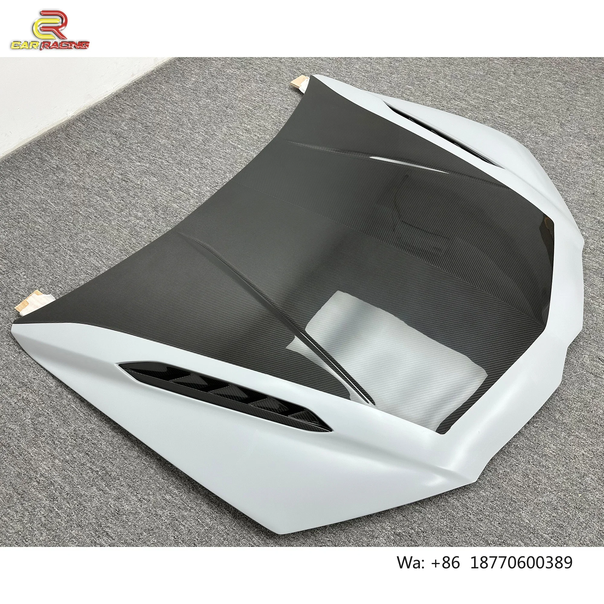 KQX Performante Style Partial Dry Carbon Fiber Front Bonnet for Lambo URUS Engine Cover Hood Car Body Kits Parts Carbon Hood