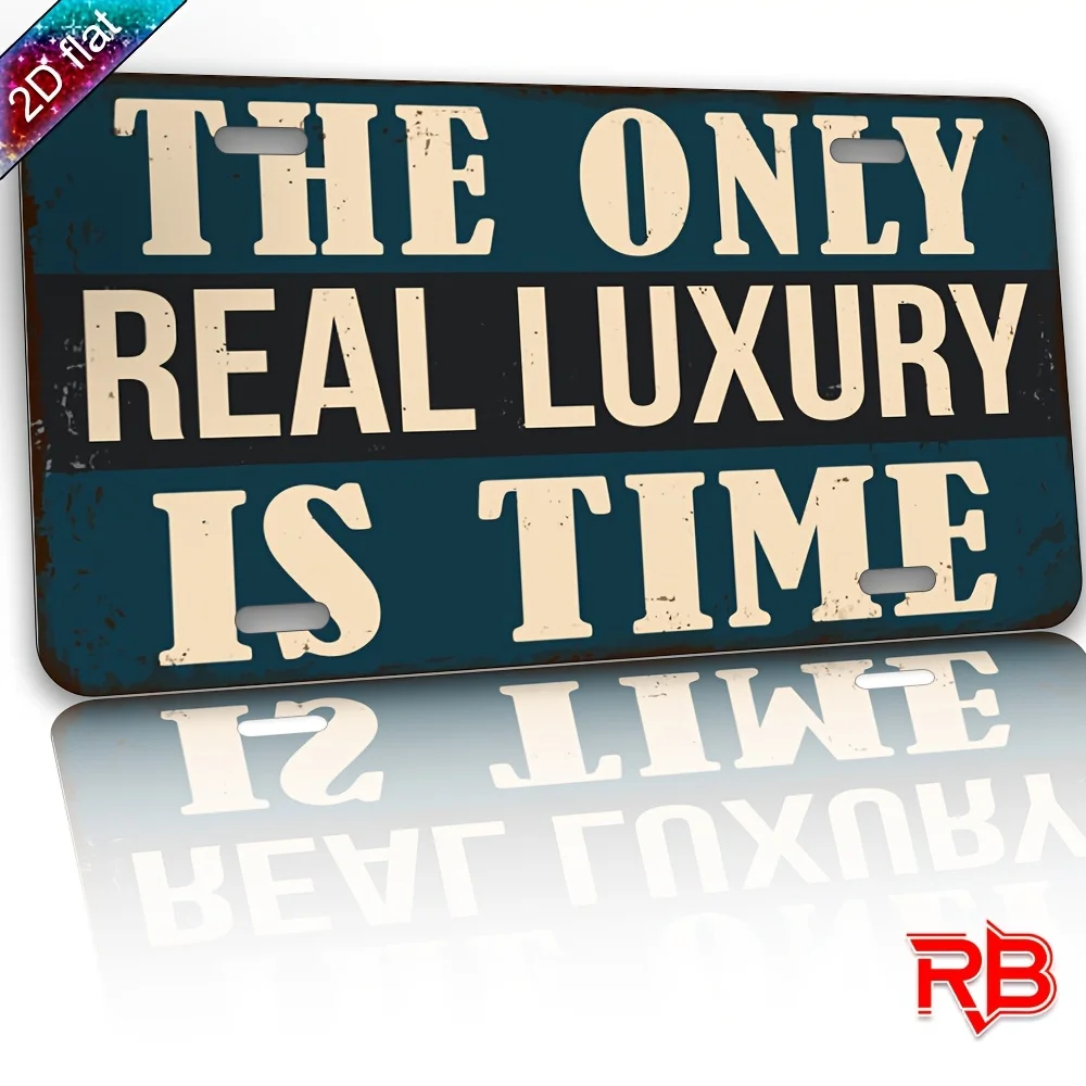 2D Flat, 1pc Aluminum Metal Sign with 