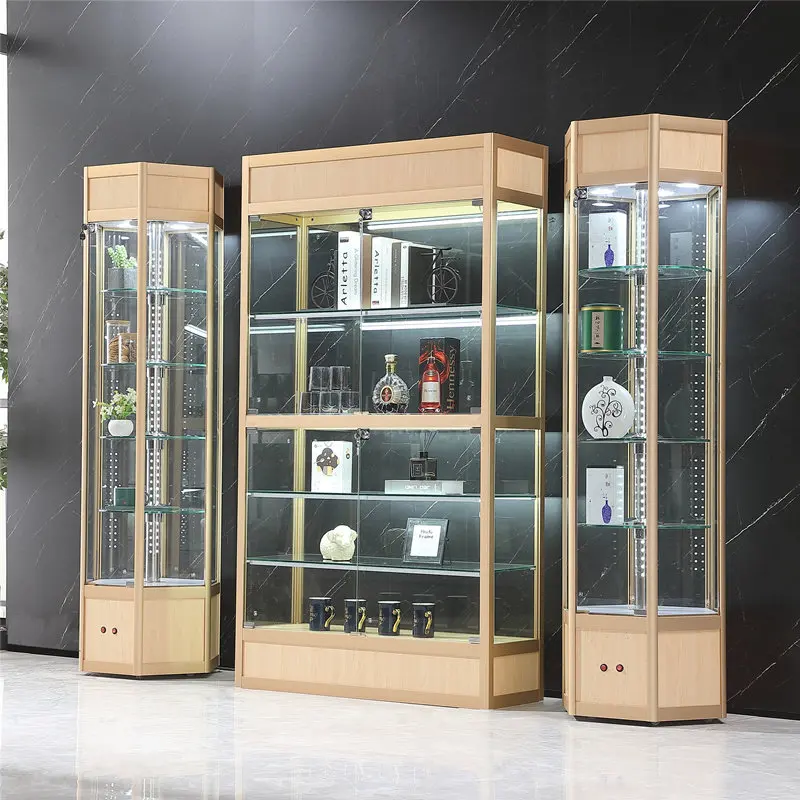 New modular glass display cabinet, sample ornament, display cabinet, company product display cabinet, glass door