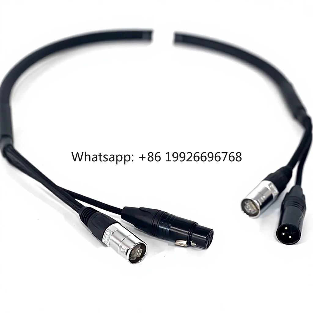 6 Network Surveillance CAT6 Ethernet Cable Microphone Bare Copper Conductor-Combined Integrated Composite Finished Audio Cable