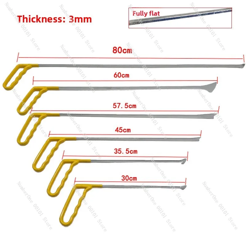 

Car Dent Repair Tool Flat Shovel 6-piece Set Hook Body Interlayer Dent Pit Repair Ejector Pole Accessories