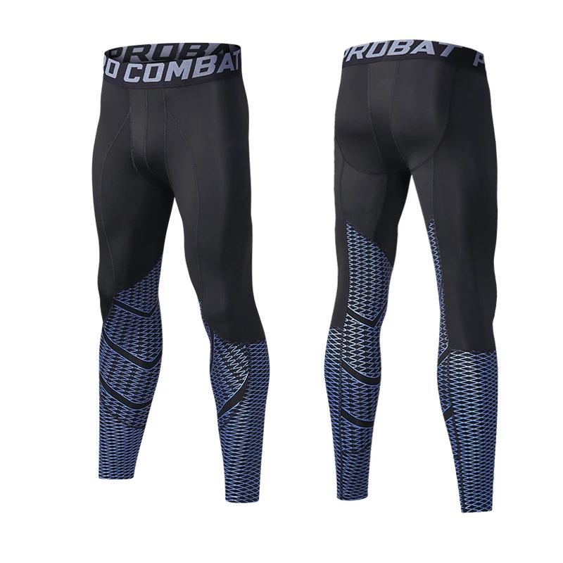 

Men Running Tights Pro Compress Yoga Pants GYM Exercise Fitness Leggings Workout Basketball Exercise Train Sports Clothing UX69