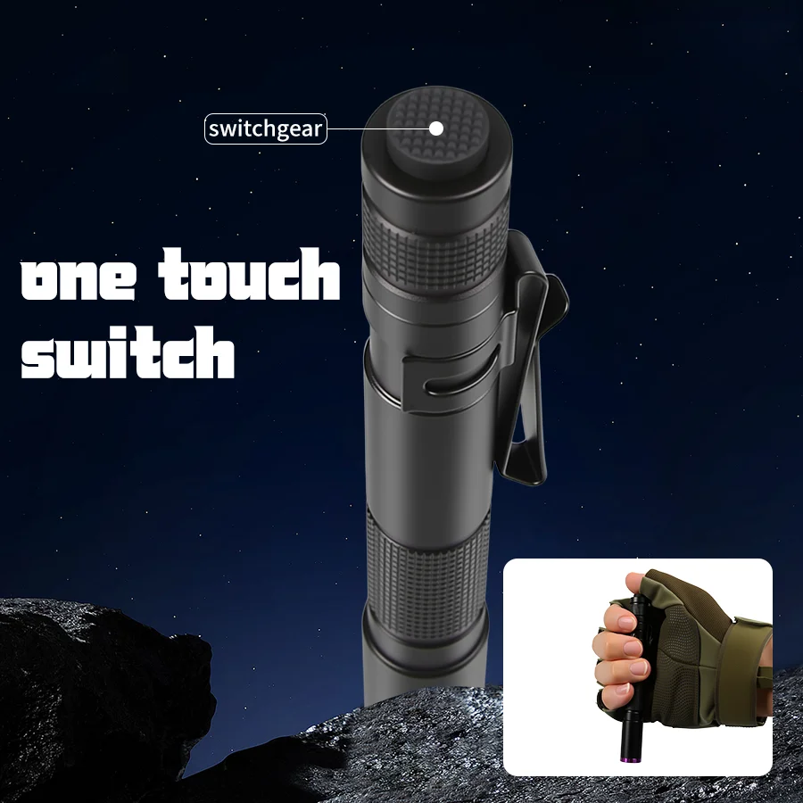 C5 UV LED Flashlight 395nm Ultraviolet Light Mini Flash Light UV Lanterna Portable LED Lamp for Cash Medical Product Detector