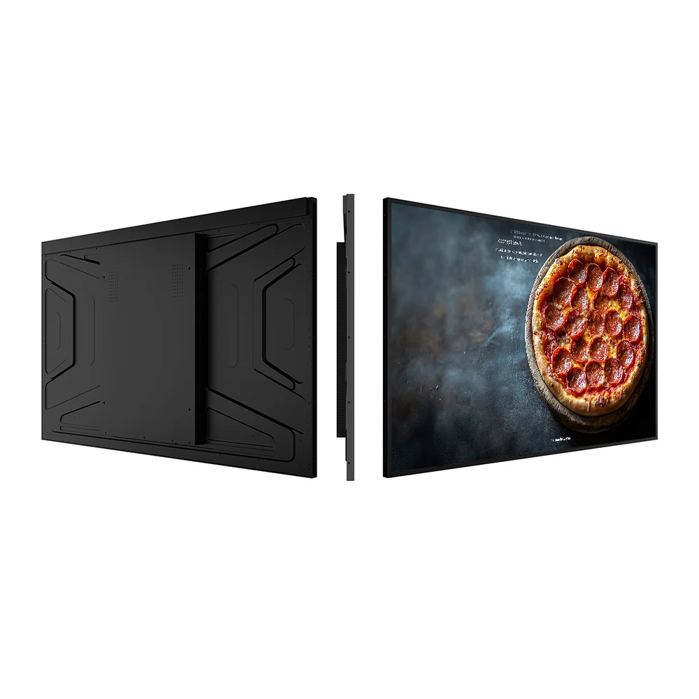 4K Media Player 32 43 55 Inch Digital Menu Boards for Retail Store Restaurant Indoor Displays Touch Order Screen SDK
