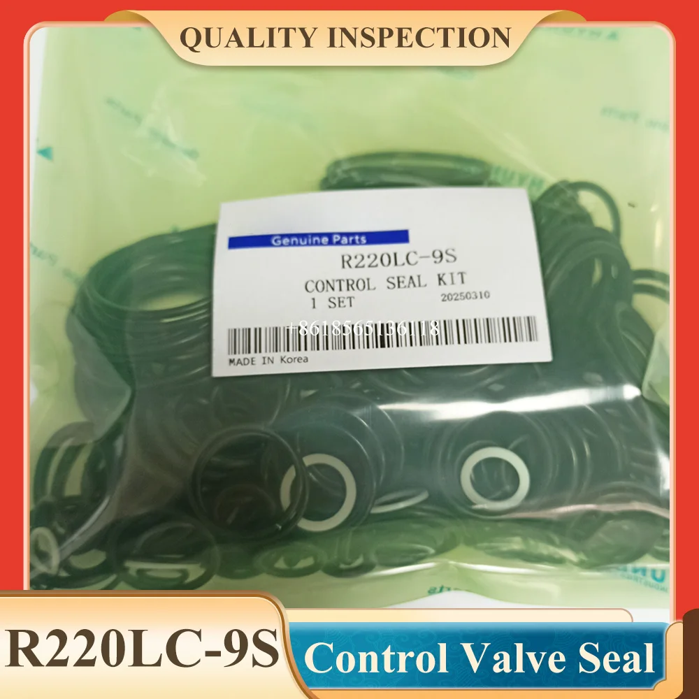 

R220LC-9S Control Valve Seal Kit for rR220LC-9S Excavator Distributor Valve Seal Repair Kit O-Ring