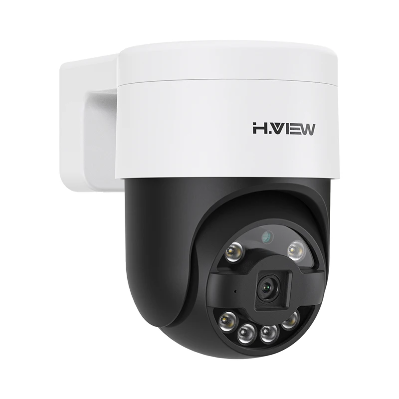 H.View 5Mp 8Mp 4K Ip Camera Poe Ai Face Detection Cctv Security Cameras H.265 Outdoor Audio Video Surveillance onvif xmeye