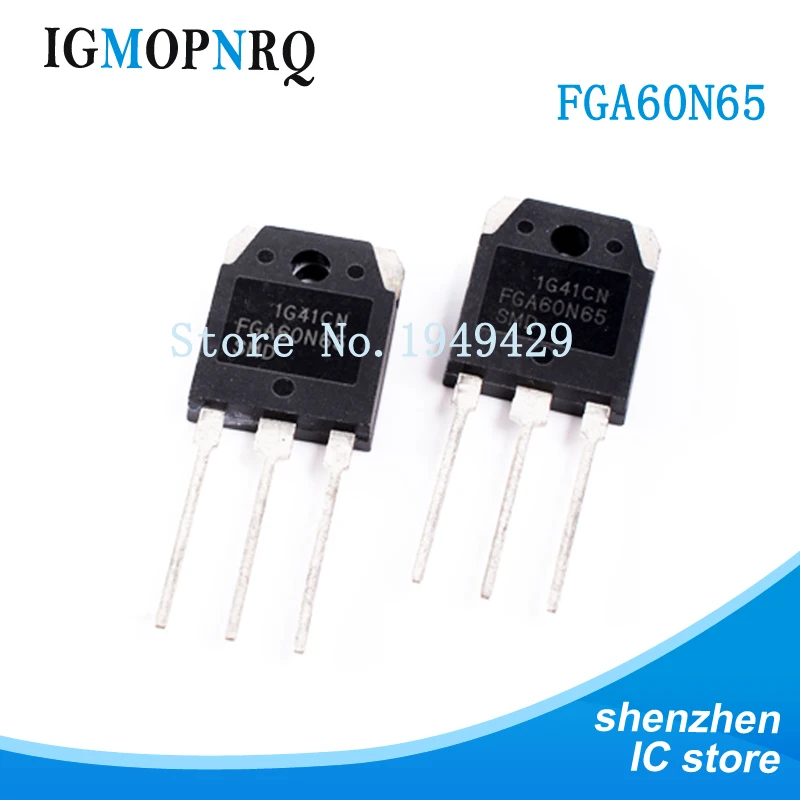 5PCS FGA60N65SMD TO-3P FGA60N65 60N65 IGBT transistor 650V, 60A Field Stop new