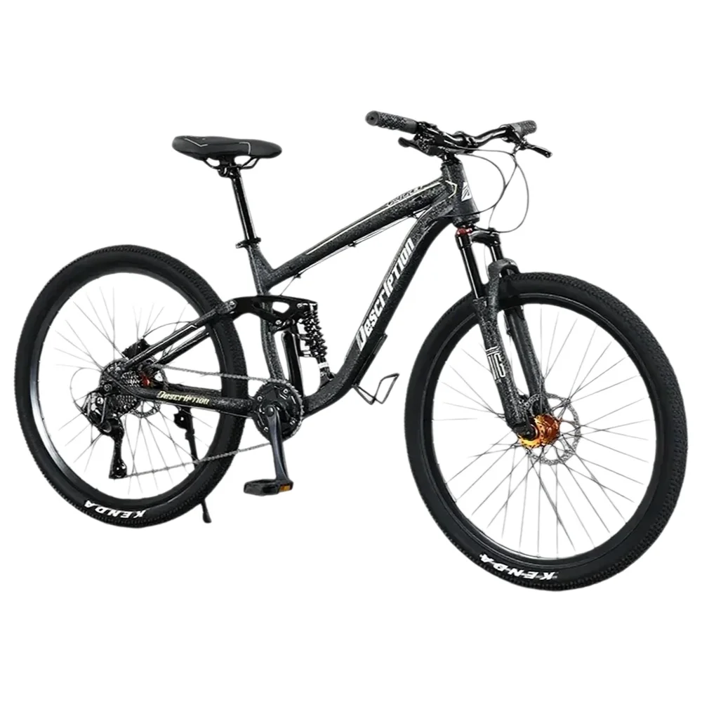 AliExpress 26/27.5Inch Soft Tail Mountain Bike Hydraulic Dual Suspension Off-Road 8/9/10 Single Disc Speed Change Men Women Student Bicycle