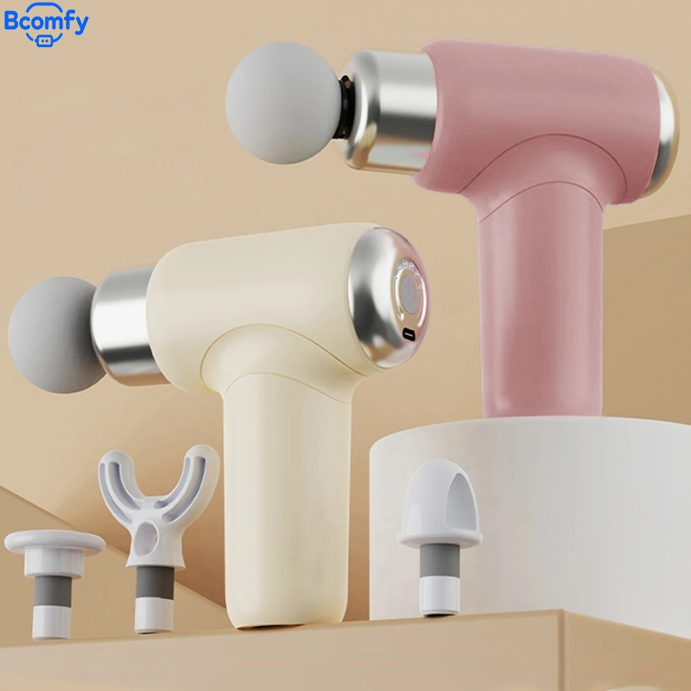 

Smart Massage Gun Portable Fascial Gun Electric Massager Massage Hammer Home Percussion Massager For Body Back And Neck Leg