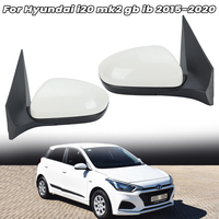 3 Wire Rearview Mirror Assembly For Hyundai I20 MK2 GB IB 2015 2016 2017 2018 2019 2020 Primer White Side Mirror Car Accessories