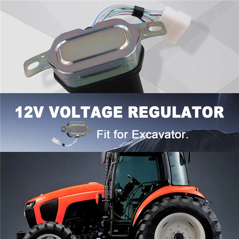 

A21F-12V Voltage Regulator 026000-2121 70000-65398 For Kubota L175 L185 Ford 1100 1101