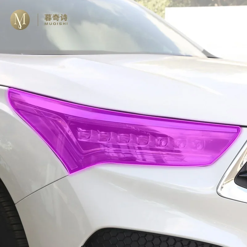 

For Acura RDX 2019-2024Car Exterior Film TPU PPF Headlamps Protective film Anti scratch Repair membrane Smoked headlight refit