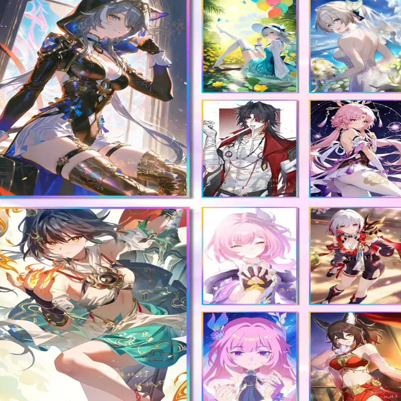 116 stks/nieuwe Honkai Star Rail Collectible A5 Size Kaarten Limited Edition Hot Koop Exclusieve Ontwerpen Folie Stempel