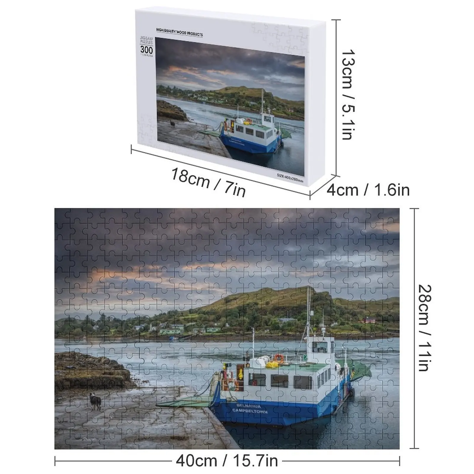 จิ๊กซอว์ควนเฟอร์รี่ จิ๊กซอว์แบบกำหนดเอง ของขวัญส่วนบุคคล เกม จิ๊กซอว์สำหรับเด็ก