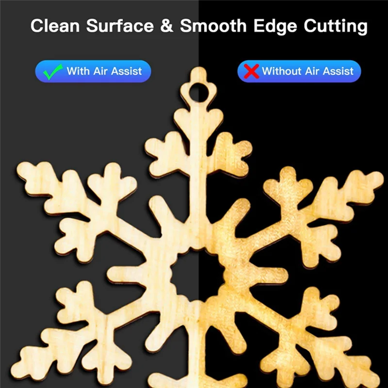 Качественный лазерный воздушный насос 30 л/мин, 16 Вт, воздушный насос для лазерного резака и гравера, удаление дыма и пыли, защита лазерного объектива