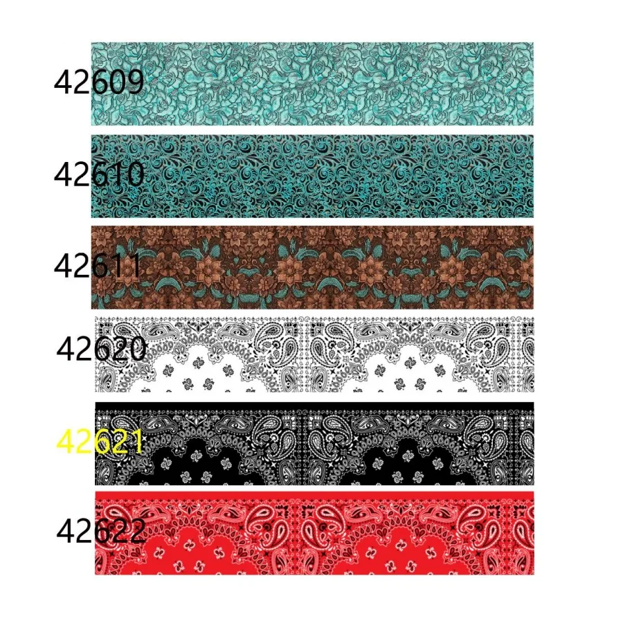 

(50yards) Flower Printed Grosgrain Ribbon 3inch for Hairbows Craft Materials Handmade DIY Accessories 50yards