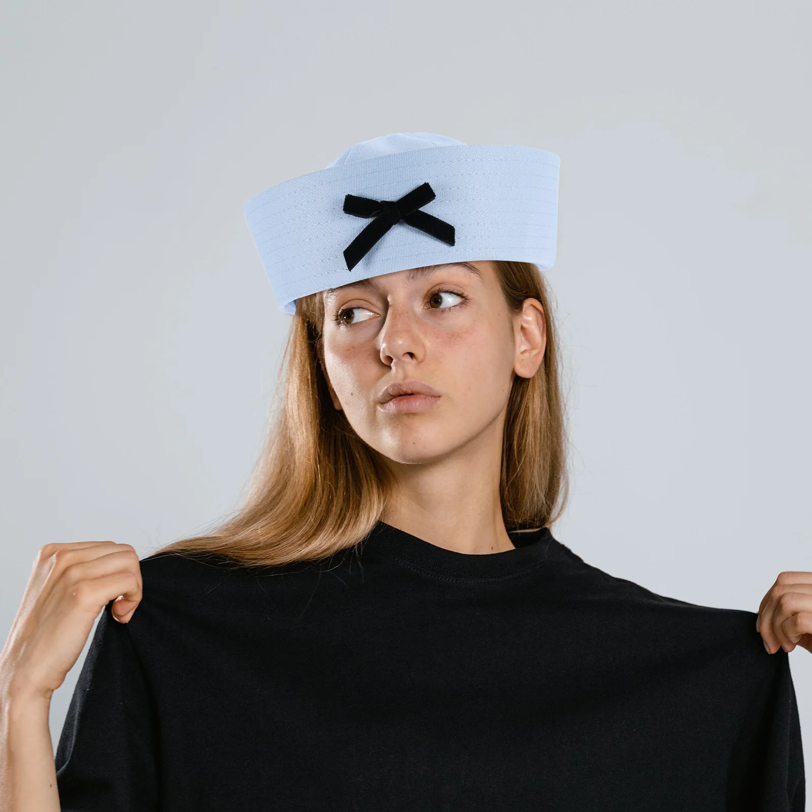 

1pc Sailor Hat Fashion Women'S Costume Party Hats Costume Party Cosplay Outdoor Yacht Boating Decor Accessory Hat