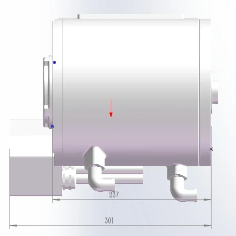 30KW PMSM Permanent Magnet Synchronous Motor 3-Phase High-Temperature Resistant Full-Closed Fan-Cooled for Industrial Use