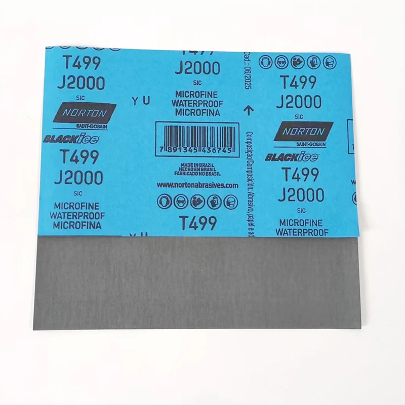 ノートン T499 ビューティーウォーターサンドペーパー 1500 #   2000 カーペイント スプレーペイント 研削 スクラッチ 研磨 サンドレザー