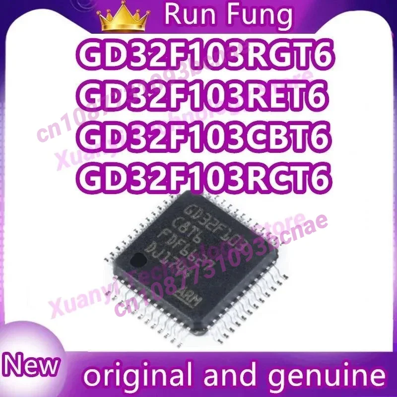 

10PCS/LOT GD32F103C8T6 GD32F103CBT6 GD32F103RBT6 GD32F103RCT6 GD32F103RET6 GD32F103RGT6 GD32F103 GD32F GD IC MCU Chip LQFP-64