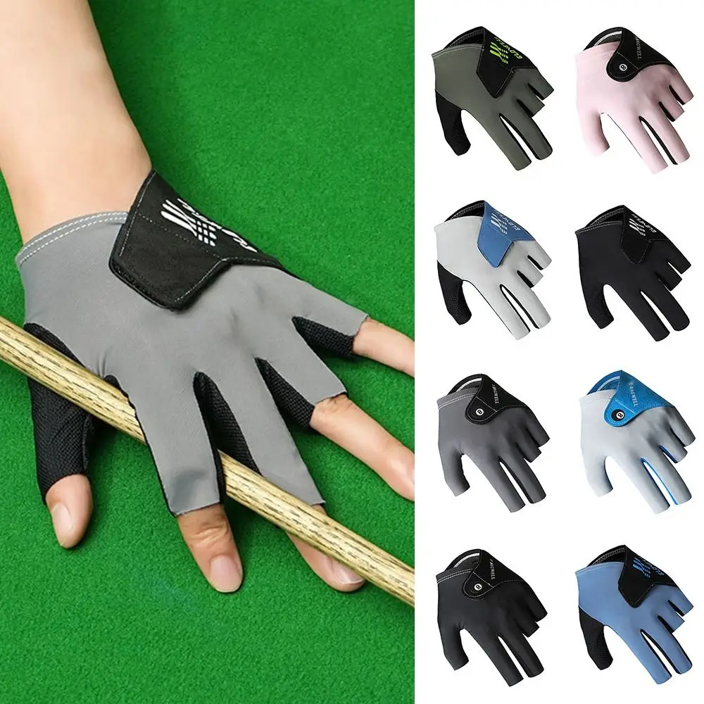 Left Hand Billiards Glove Elastic Non Slip Billiard Training Gloves Breathable Snooker Billiard Glove Billiard Accessories