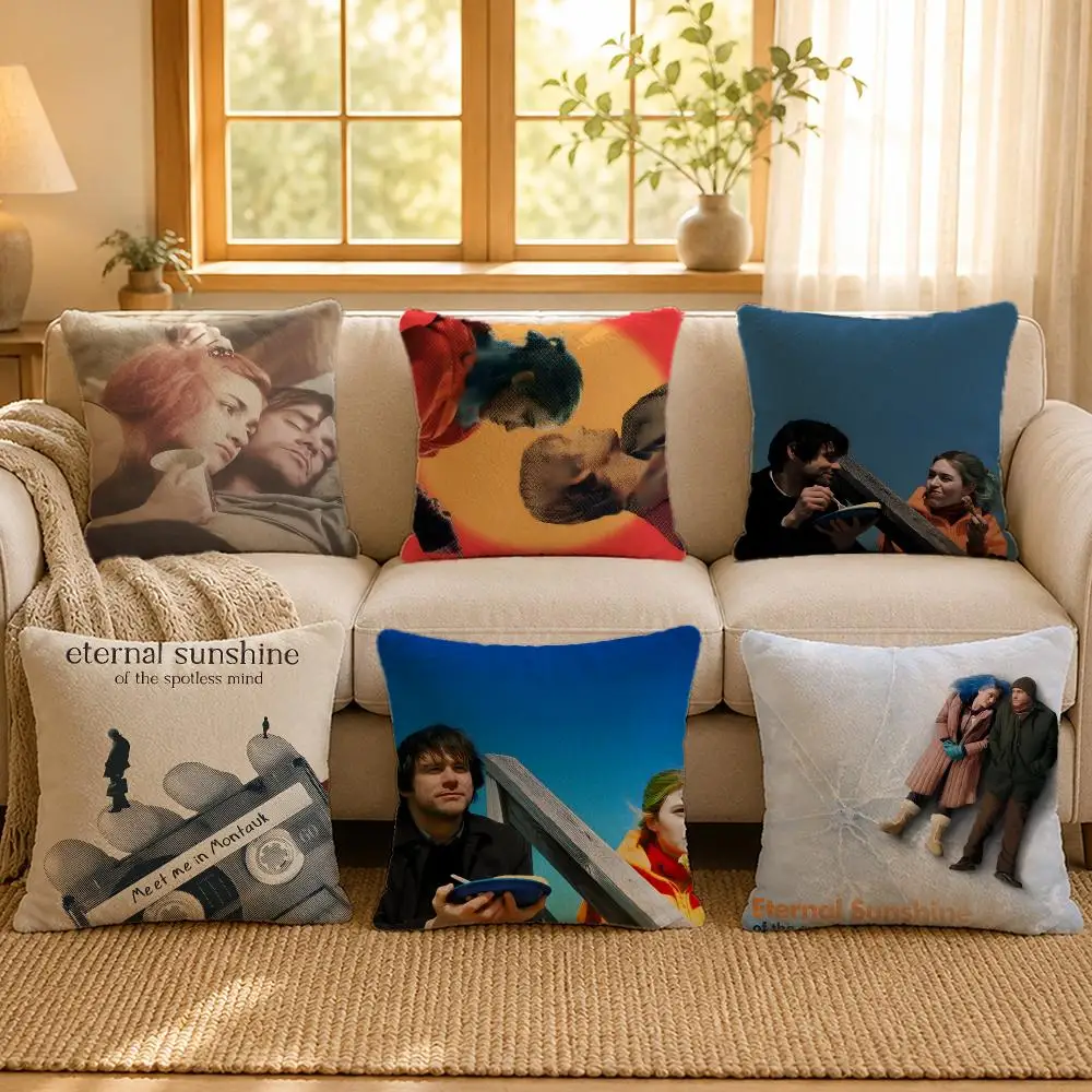 Romance Eternal Sunshine Indie Cushion Cover Personalized Short Plush Soft Bedroom Sofa Home Decor Gift