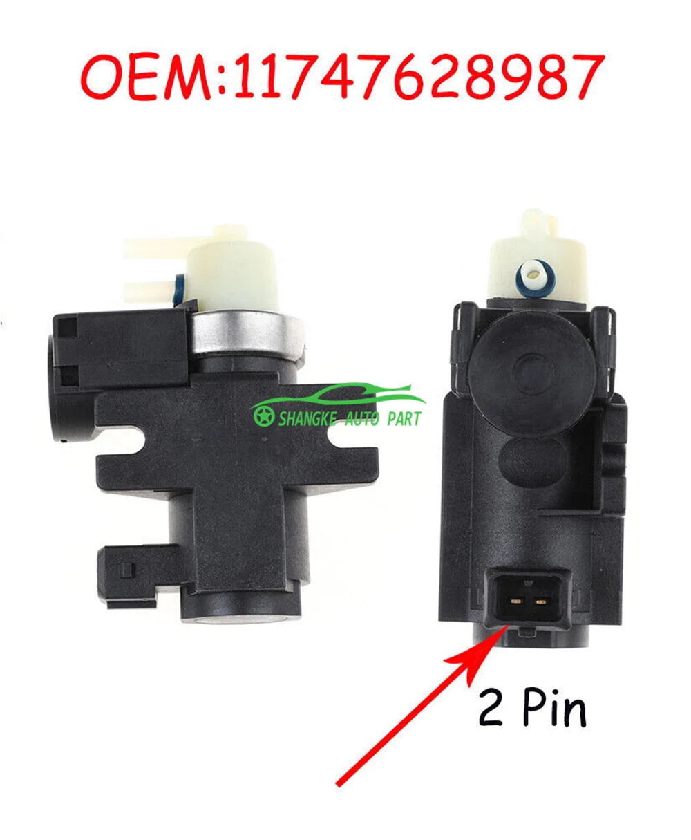 

Turbocharger Boost Pressure Solenoid Valve OEM 11747628987 11747595375 7595375 7628987 7582652 11747595375 Fits BBMW F01 F02 X6