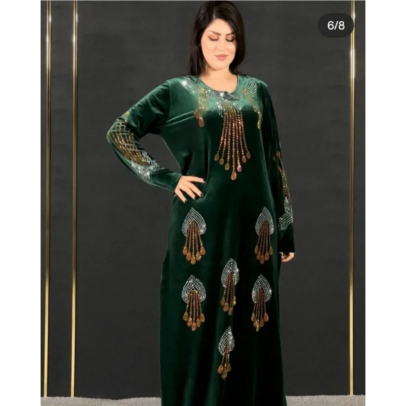 -Border E-Commerce plus Size Dress, Longdress, a Large Number of in Stock Dropshipping