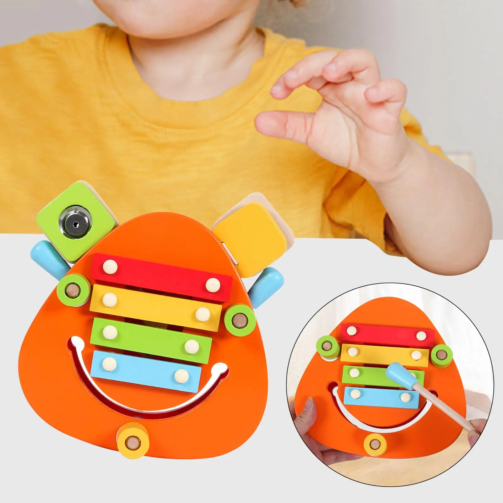 

Removable Educational Learning Set Educational Toys Montessori Toy Percussion Instrument for Learning Gift Interaction Teaching