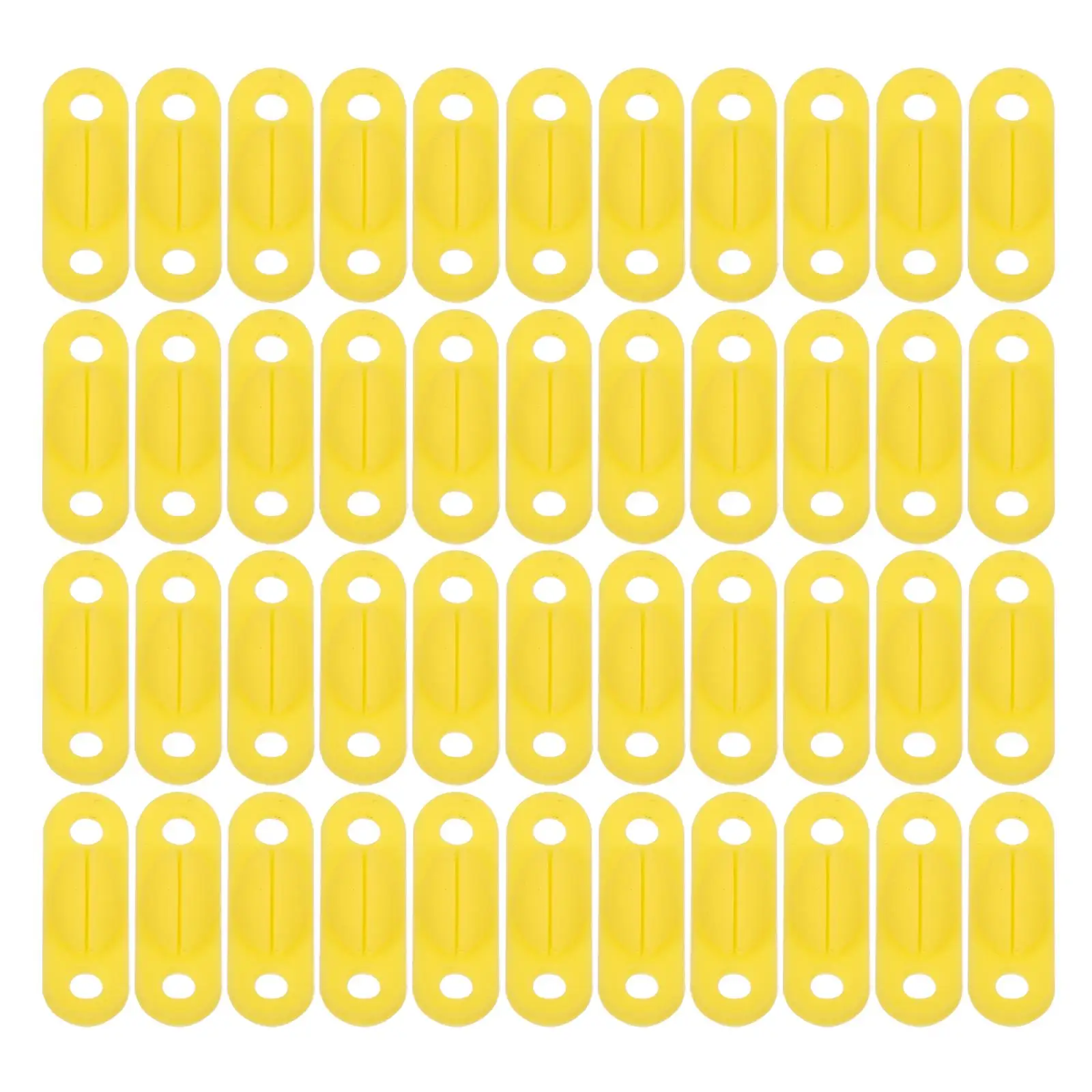 

100pcs Yellow Racket Tube Cord Protector String Guard Tubing Badminton Racquet Supplies Vibration Damping Durability