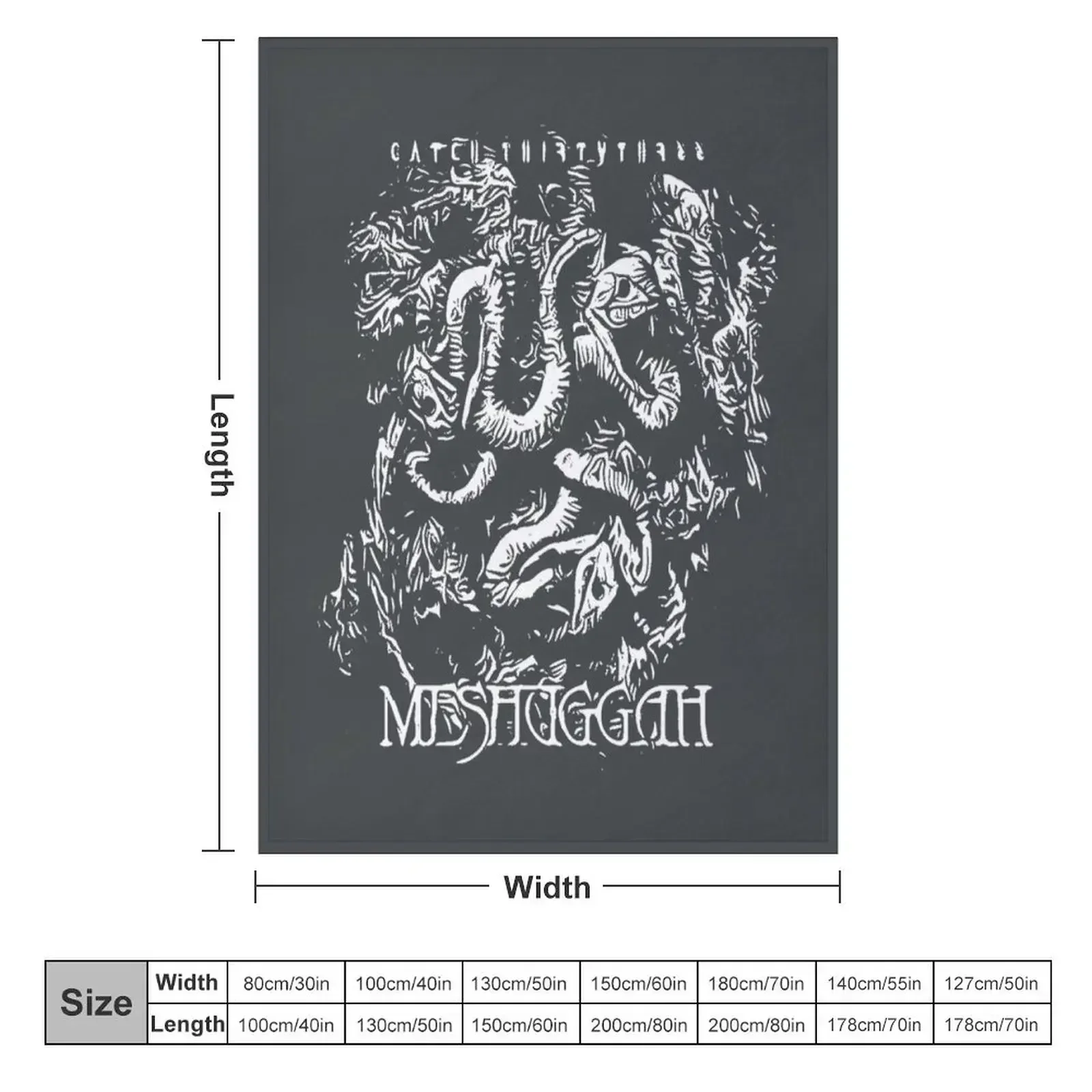 Meshuggah Throw Blanket Soft Decorative Throw heavy to sleep Blankets