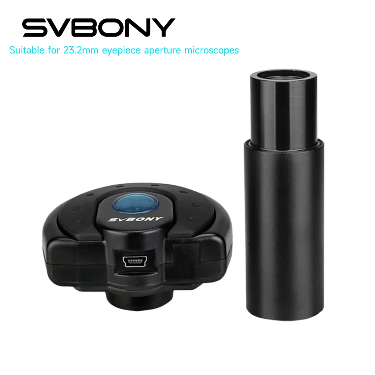 Svbony SV189 1.3 Million Pixel USB2.0 Digital Camera Suitable for Microscope, Color Photography and Video