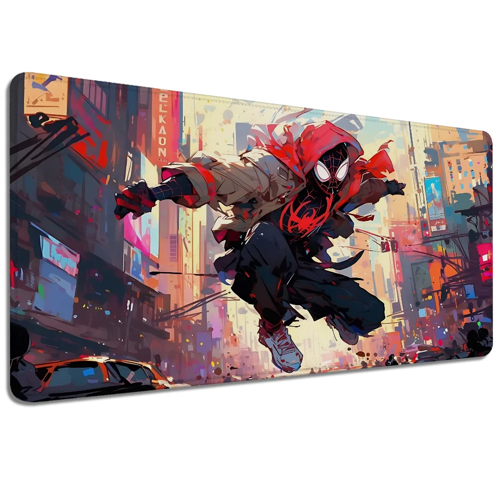 

Настольный коврик Marvels Mause Pad, игровой ПК, нескользящий коврик для мыши «Человек-паук», Kawaii Over Edge, милый коврик на столе, резиновый коврик для клавиатуры