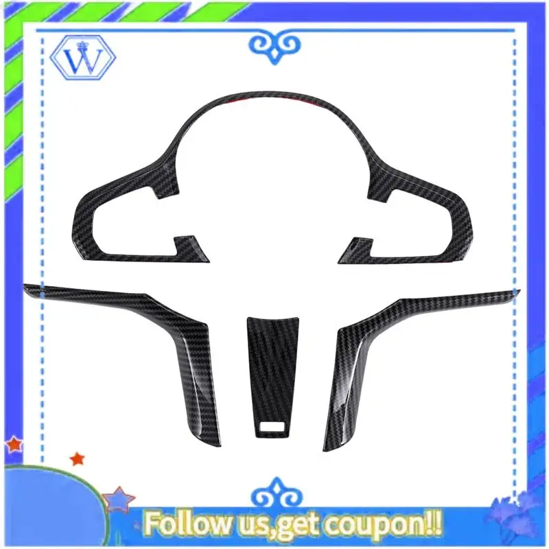 M46K-عجلة توجيه سيارة يغطي ملصقات الكسوة الديكور ل-BMW G30 X3 G01 X4 G02 X5 G05 X6 G06 2018-2020