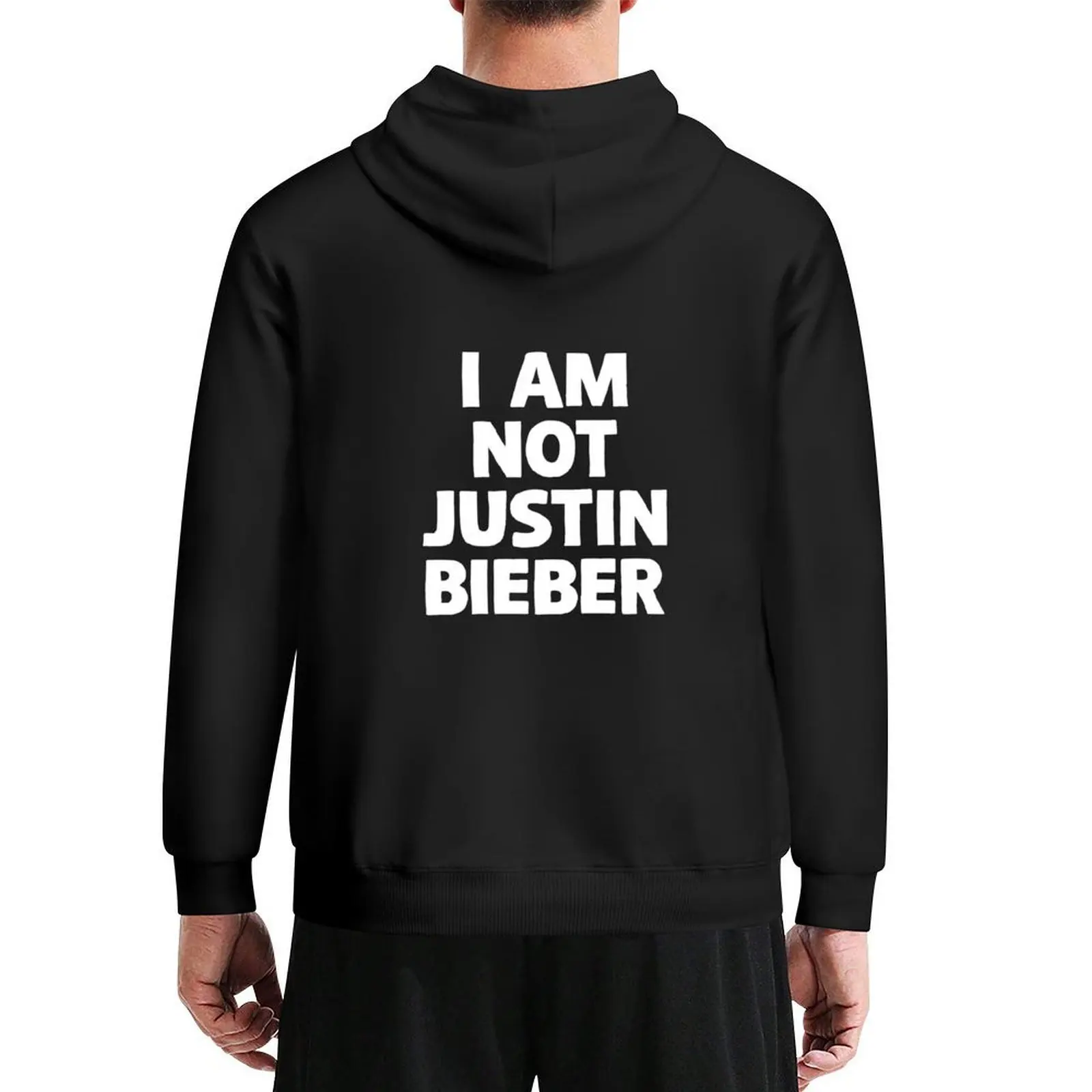 

I Am Not Justin Bieber. Funny Viral Meme. Sarcastic Quote. Hard Images Hoodie mens designer clothes anime clothing autumn hoodie