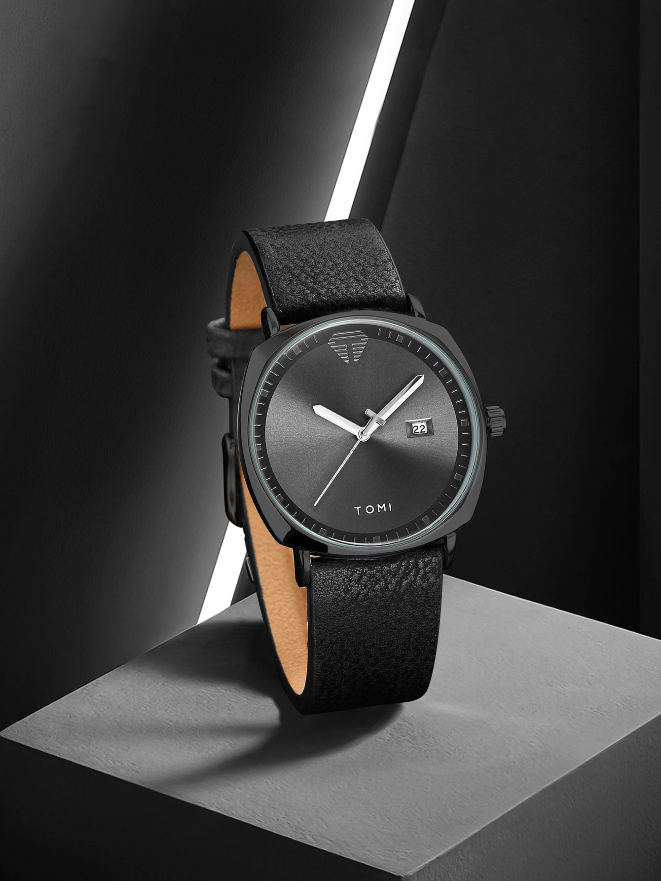 TOMI Neue 2PCS Luxury Business Männer Uhr Geschenk Box Set Einfache und Casual Männer Kalender Quarzuhr Stift Reloj männer Urlaub Geschenk – Detail 7