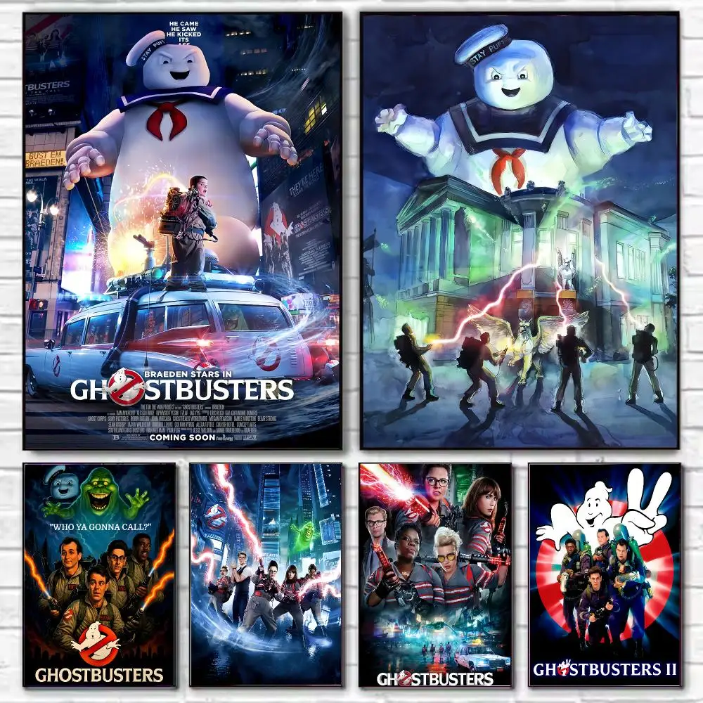 Movie G-Ghostbusters Poster HD Art Decorative Wall Art Waterproof Home Décor for Living Room Bedroom Café Stylish Gift