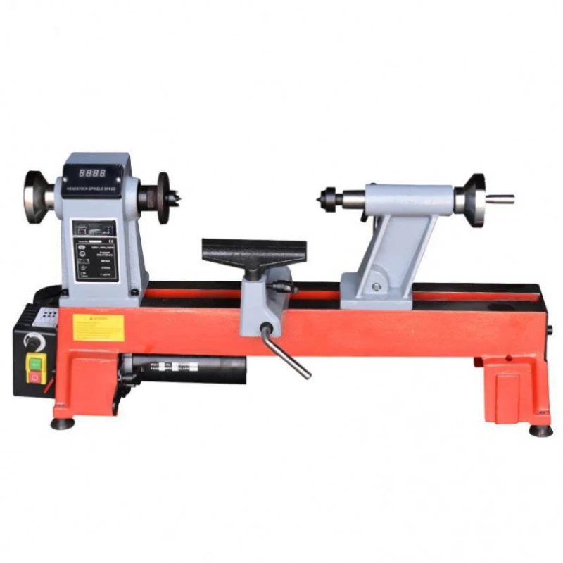 Mini Automatic Multifunctional DIY Wood Turning Lathe New Condition 220V Polishing Carve